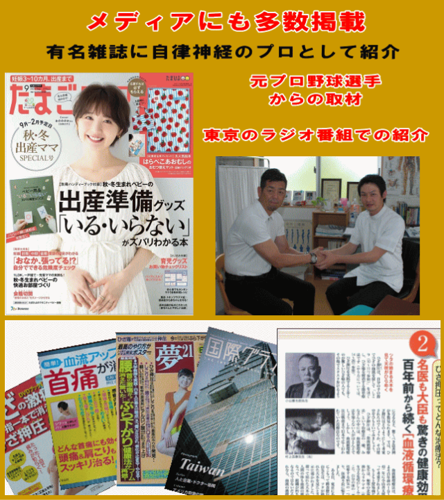 雑誌やメディア掲載